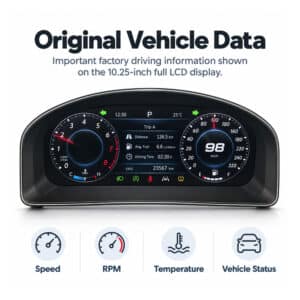 vw touran digital cluster trip fuel data
