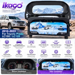Toyota Land Cruiser Prado 150 Digital Instrument Cluster 2010–2020 – produktgallerifoto 8