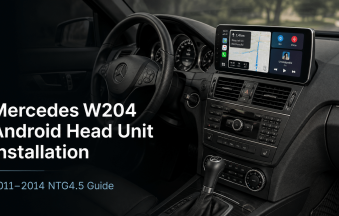 Installation av Android-headenhet för Mercedes W204: 14-stegs NTG4.5-guide för 2011–2014